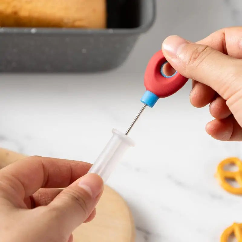 Reusable Cake Tester Probe with Non-Slip Silicone Handle Cake Tester Probe Nixie