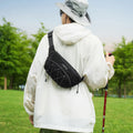 Nixie Men's Lightweight Chest Bag – Sports Crossbody Sling Men's Crossbody Bag Nixie Black