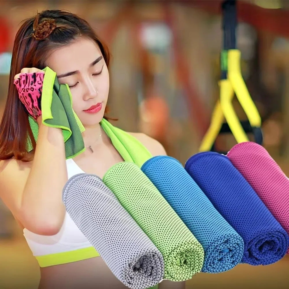 Portable Cooling Towel – Quick-Dry Microfiber Sports Towel