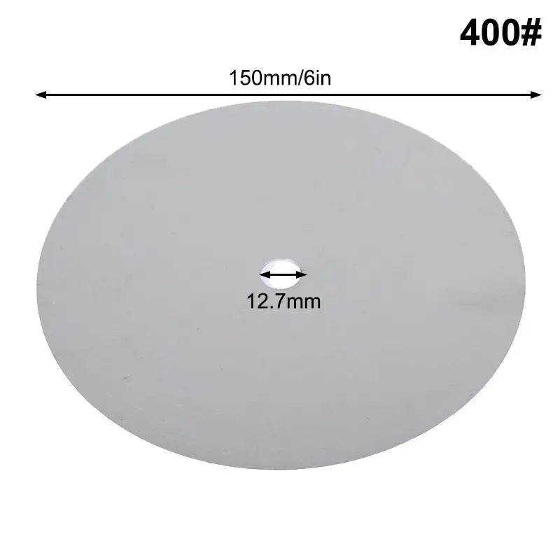 6" Aluminum Master Lap Diamond Grinding Polishing Plate for Stone Lapidary Polishing Plate Nixie A3