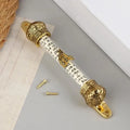 Metal Mezuzah Case with Scroll – Retro Gold Door Plaque Mezuzah Case Nixie Default Title