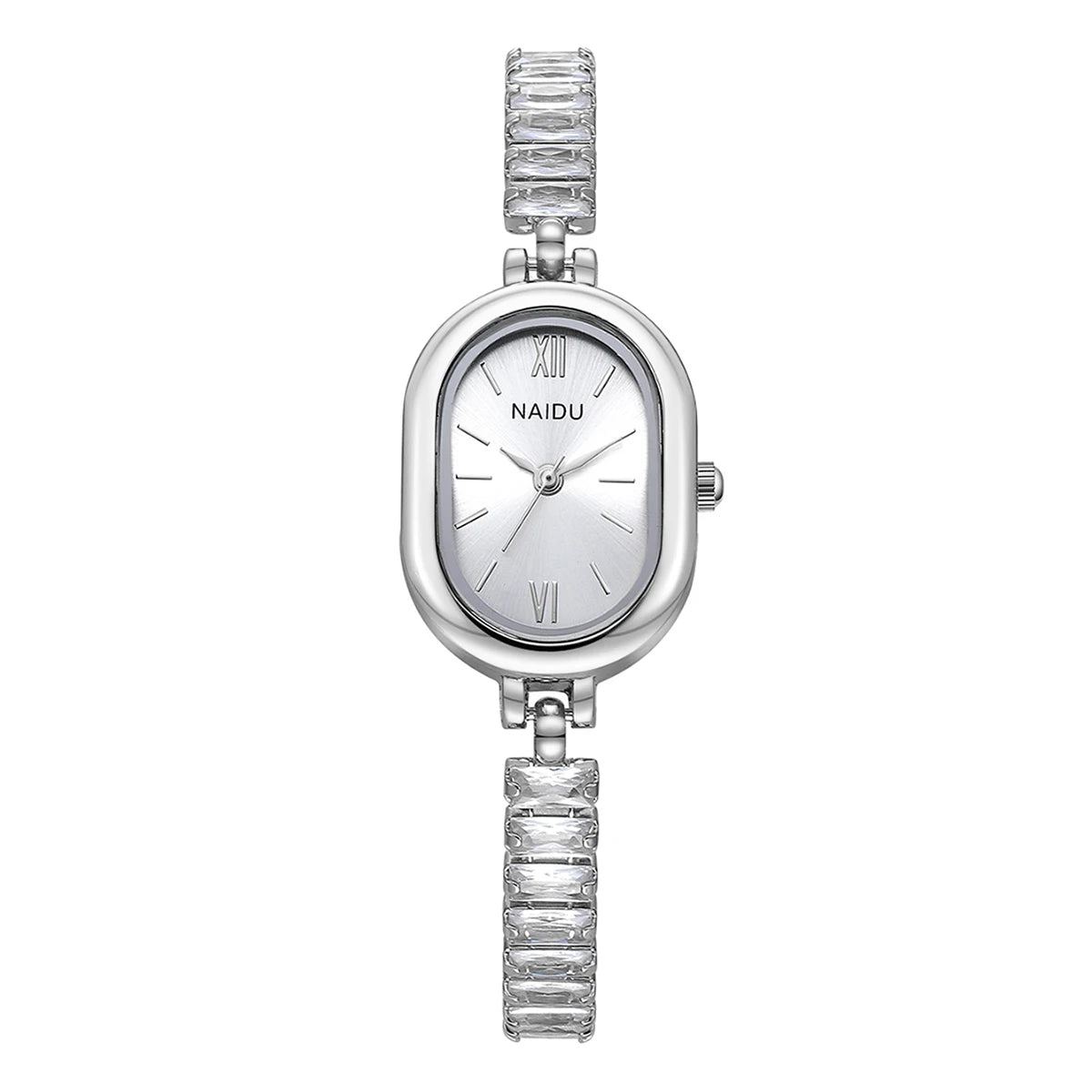 Women's Artistic Quartz Watch – Minimalist Numberless Dial