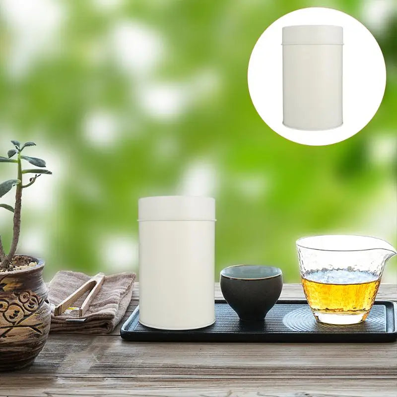 Airtight Tinplate Tea & Coffee Canister – 500ml Food Storage Jar Food Storage Canister Nixie