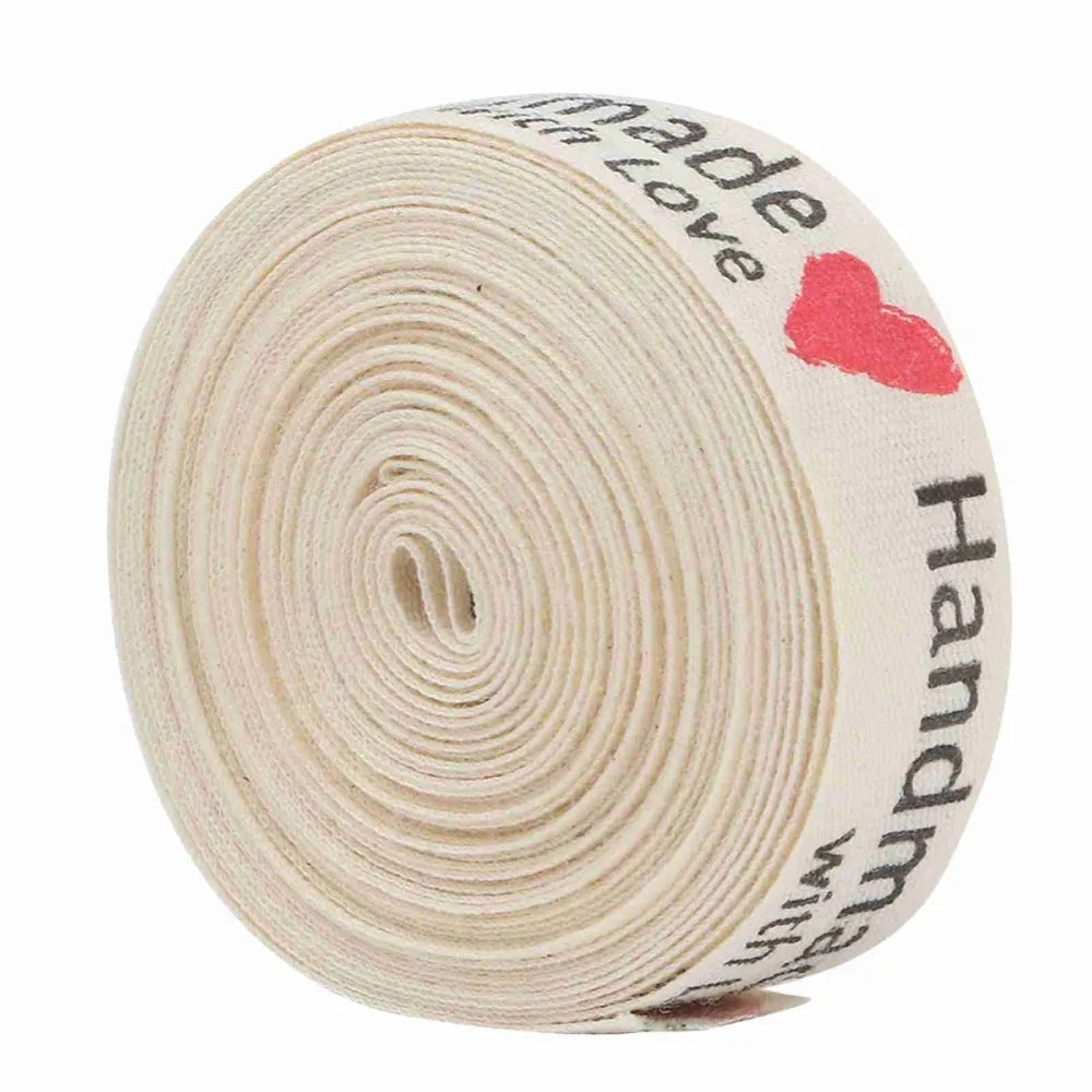 Cotton Twill Tape Ribbon 1.5cm x 5 Yards – DIY Craft & Gift Wrap