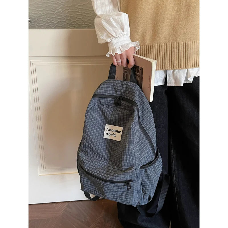 Nixie Large-Capacity Nylon Backpack – Commuter & Travel Nylon Backpack Nixie
