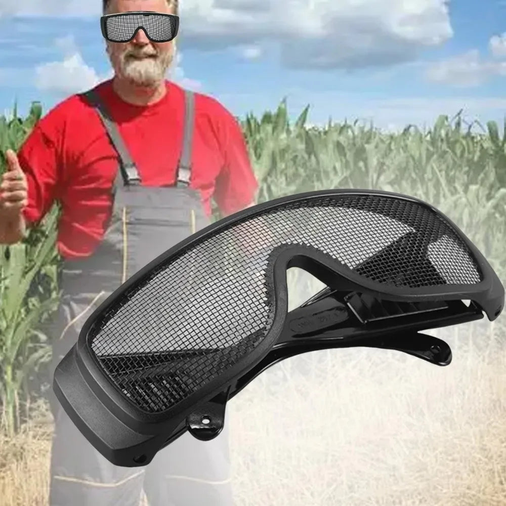 Steel Wire Mesh Safety Goggles – Impact & Windproof Protection Safety Goggles Nixie