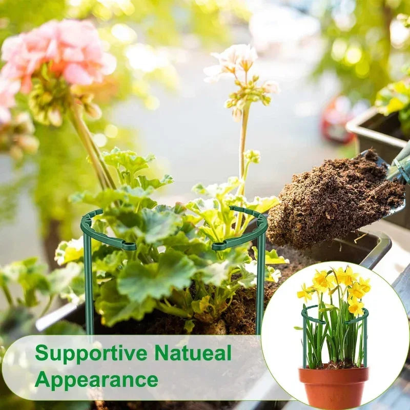 T-Shaped Plant Support Stakes | Garden Pot Rack Set 4/8pc