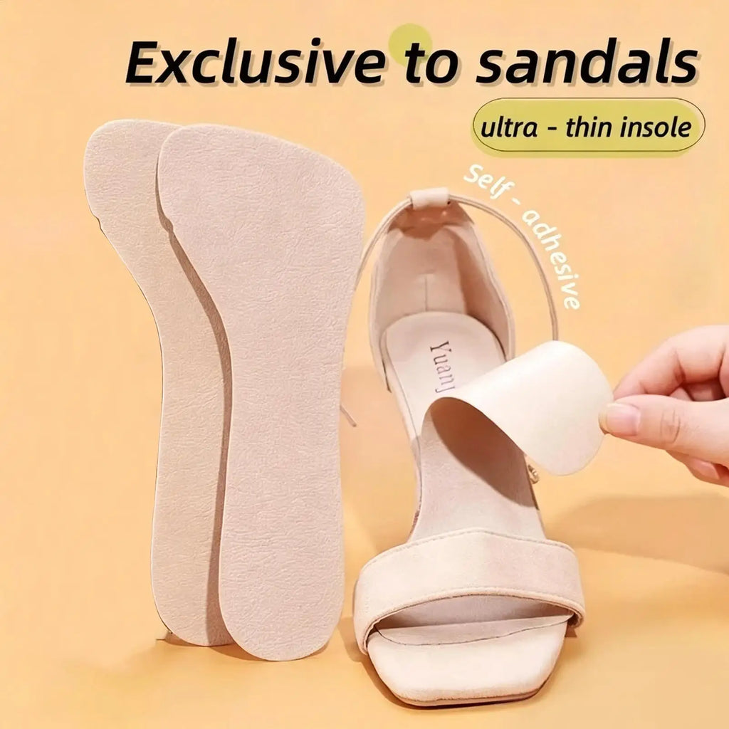 Women's Ultra-Thin Anti-Slip Adhesive Sandal Insoles (1 Pair) Sandal Insoles Nixie