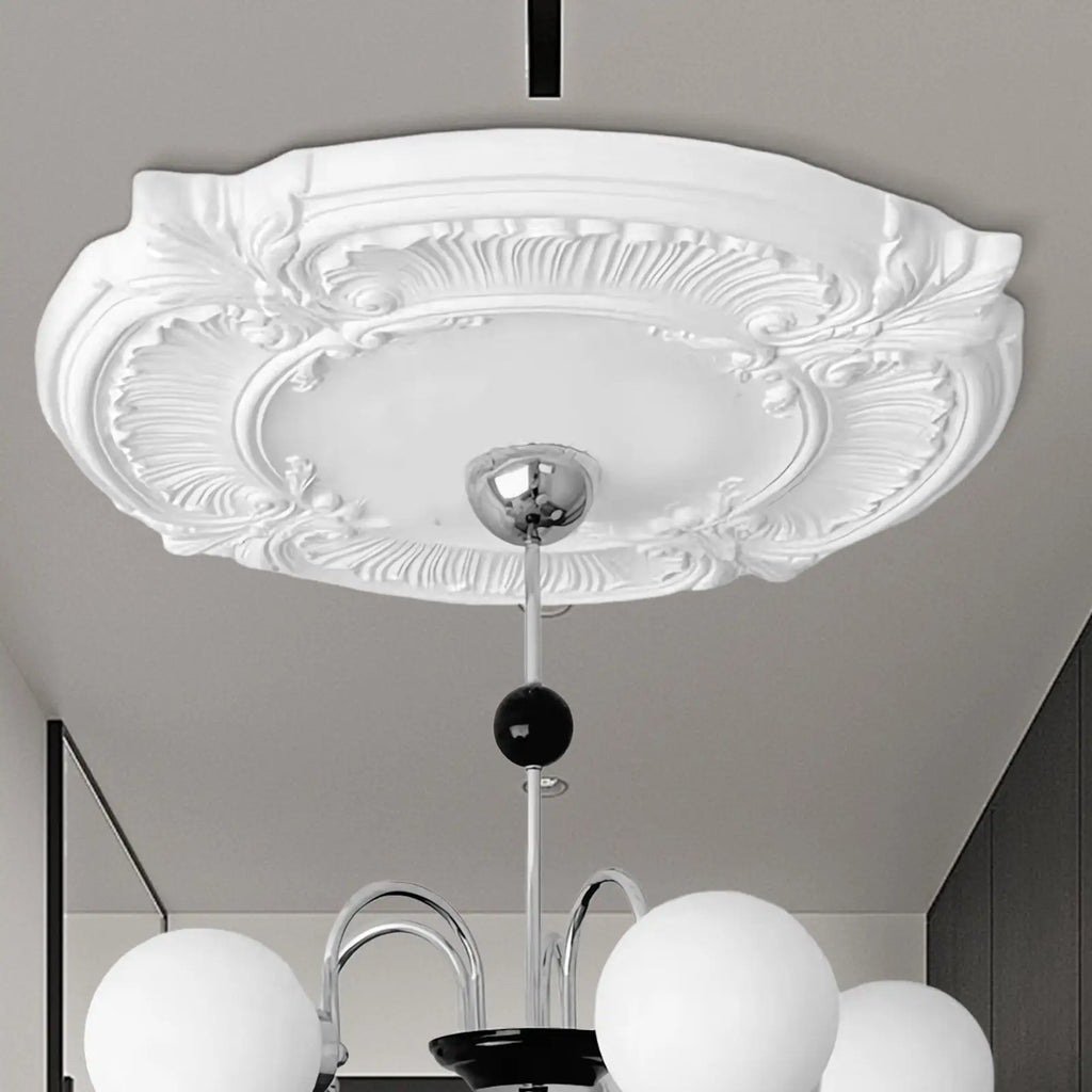Decorative Ceiling Medallion – European PU Cover Panel 12" Ceiling Medallion Nixie