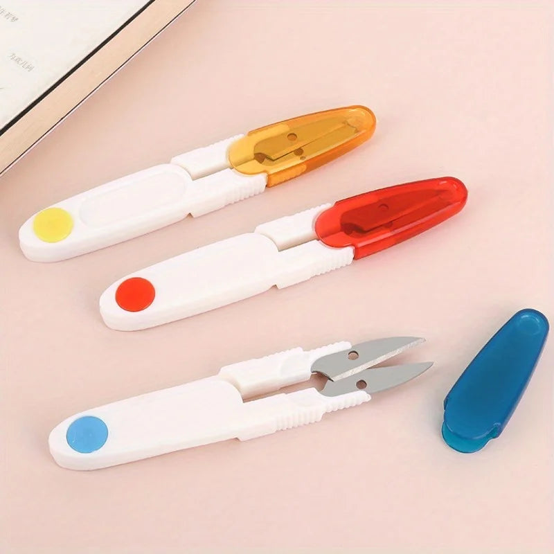 4-Piece Sewing Scissors Set with Safety Cover – Craft & Embroidery