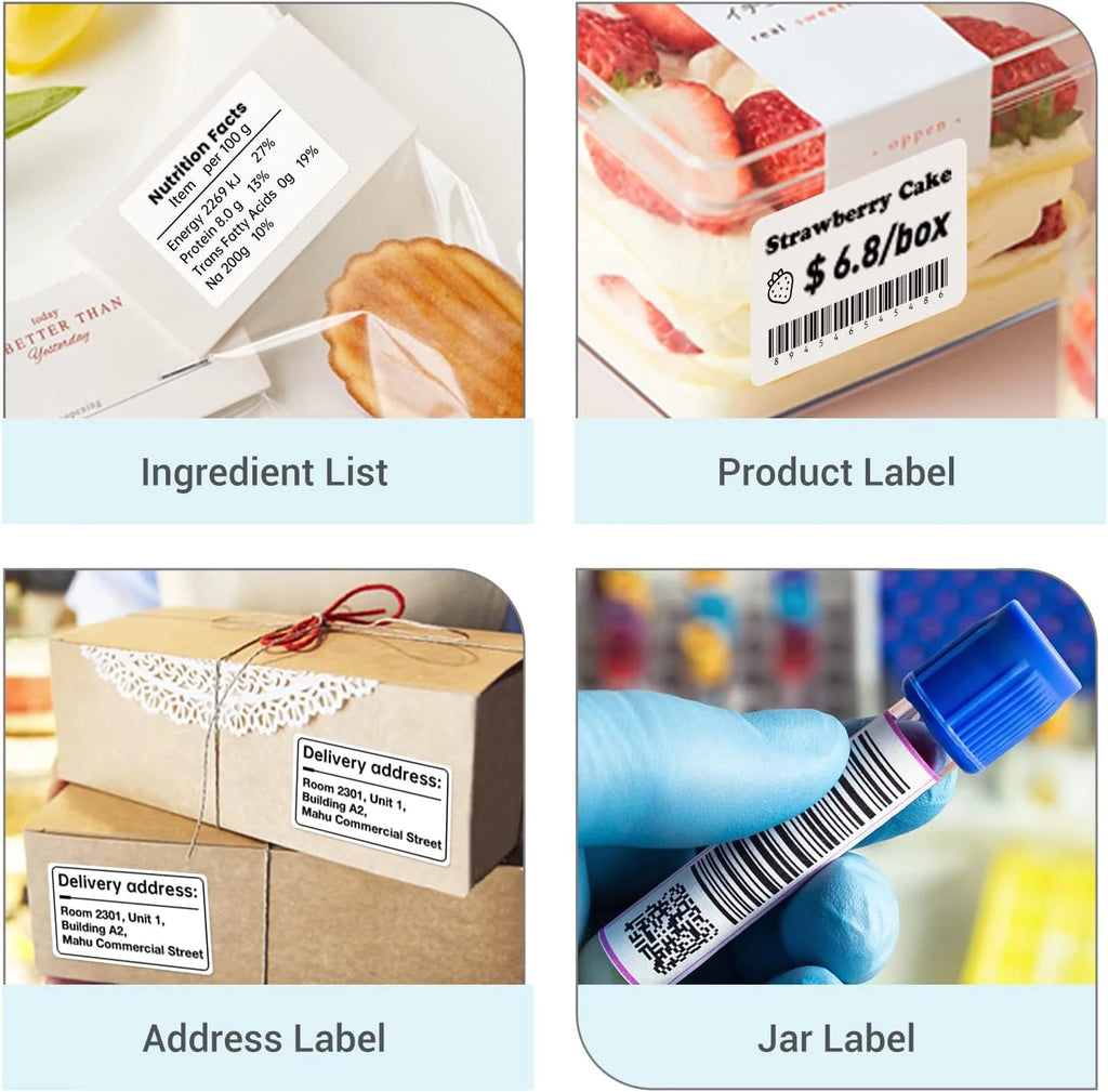 Niimbot Thermal Label Paper B1 B21 B3S – Waterproof Self-Adhesive Thermal Label Paper Nixie