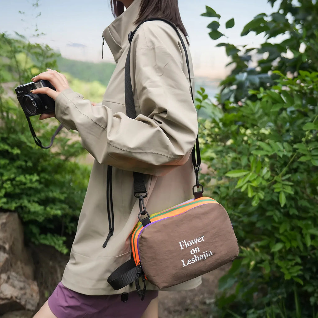 Nixie Lightweight Crossbody Bag Women Outdoor Hiking Travel Crossbody Shoulder Bag Nixie Dark brown