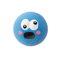 Eco Latex Squeaky Dog Toy Ball – Cartoon Chew & Fetch Toy Dog Squeaky Toy Nixie Blue