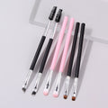6-Piece Soft Synthetic Makeup Brush Kit – Foundation & Blush Makeup Brush Set Nixie black