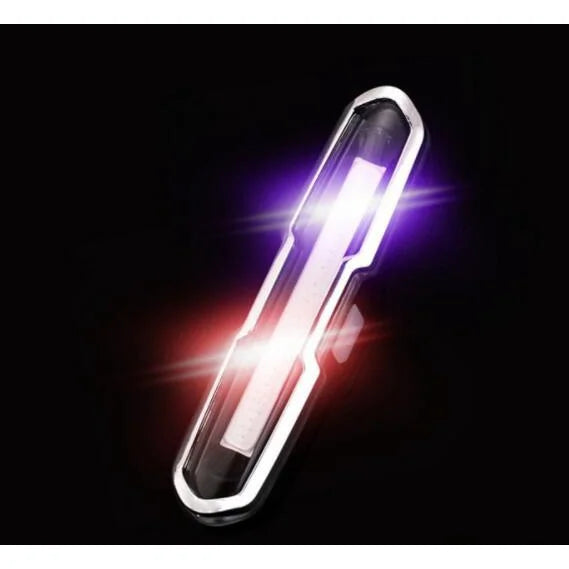 BUCKLOS USB Rechargeable LED Bicycle Rear Tail Light MTB Bicycle Tail Light Nixie Red blue bi-color