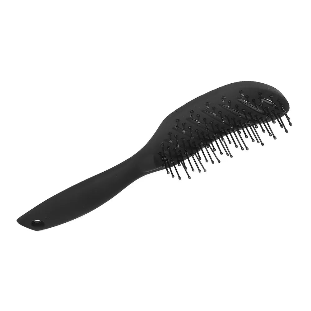 Curved Vent Hair Comb with Nylon Bristles – Travel & Daily Hair Comb Nixie