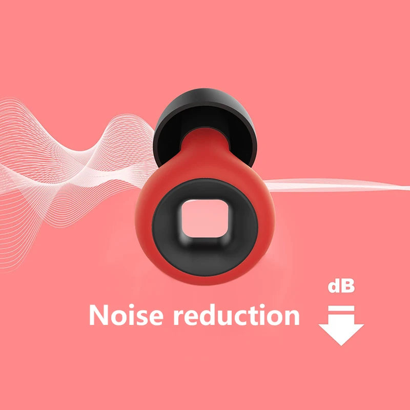 Silicone Loop Earplugs for Sleep, Swimming & Surfing