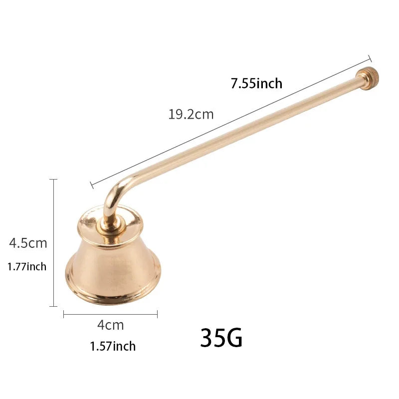 Stainless Steel Candle Snuffer | Black, Gold & Silver