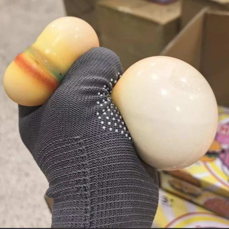 Burger Squishy Slow Rebound Fidget Squeeze Toy – Soft PU Foam