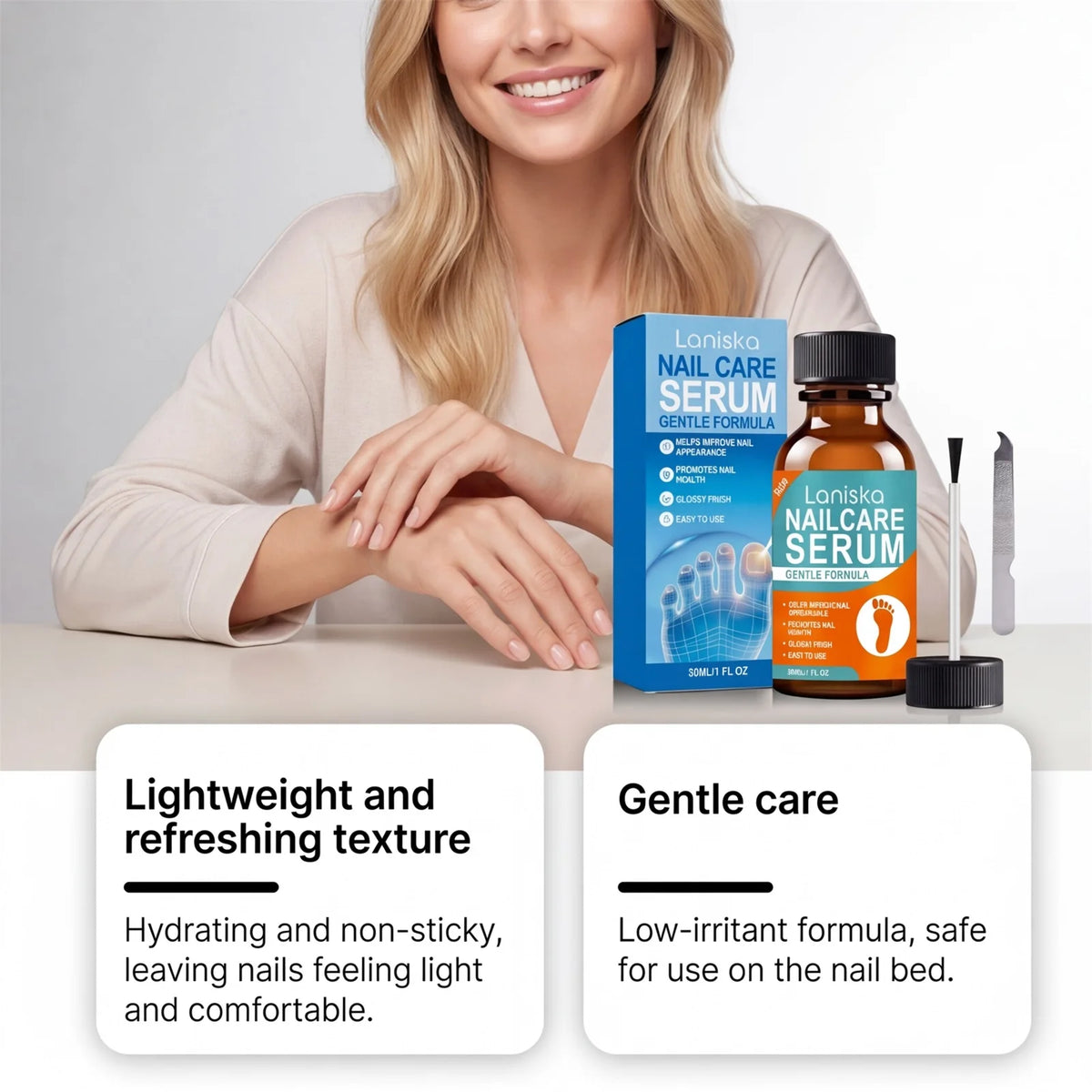 Nail Care Serum – Nourishing Nail Essence for Smooth Nails Nail Care Serum Nixie