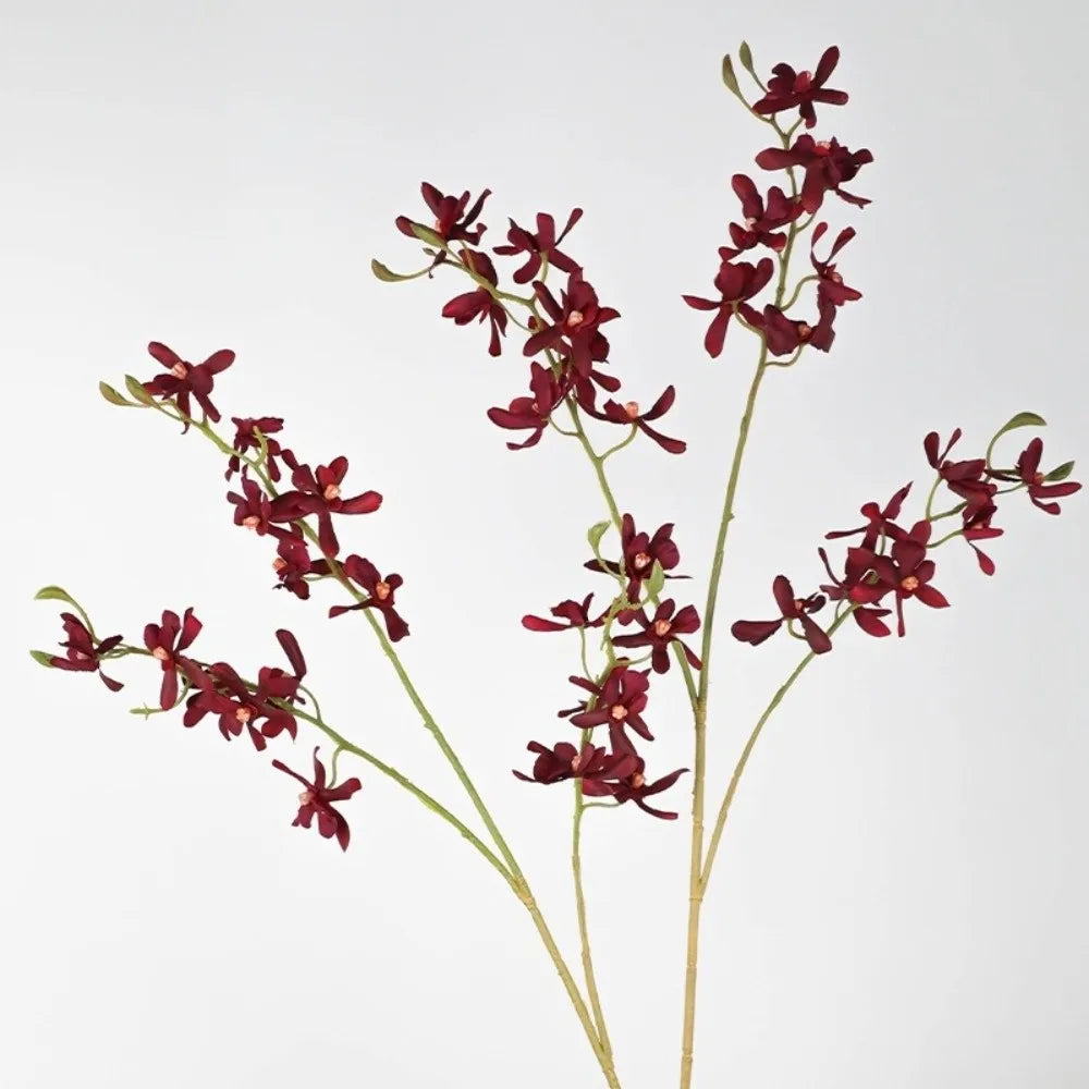 73cm Faux Butterfly Orchid Artificial Flower – 3 Fork Stem Artificial Flower Nixie