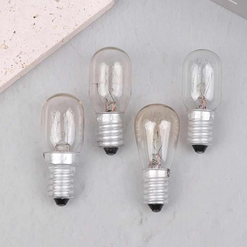 5Pcs E14 Incandescent Bulbs – Salt Lamp, Fridge & Oven 10–25W Incandescent Light Bulbs Nixie