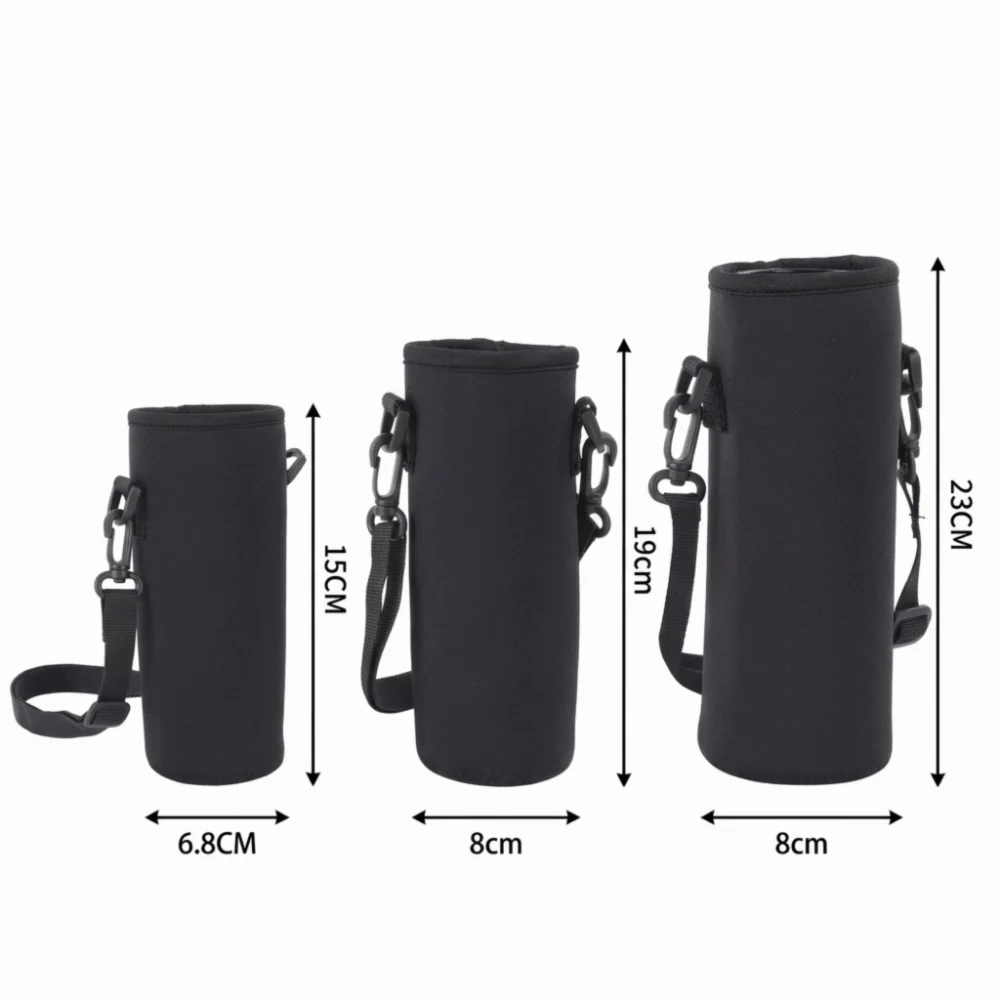 3-Pack Neoprene Water Bottle Sleeves with Adjustable Strap Bottle Sleeve Holder Nixie