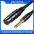 6.35mm 1/4" TS to XLR Instrument Cable | Guitar Patch Cord Instrument Audio Cable Nixie AUX 6.35 to XLR 5m