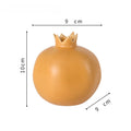 Morandi Ceramic Pomegranate Ornament | Minimalist Home Décor Ceramic Home Ornament Nixie Medium yellow