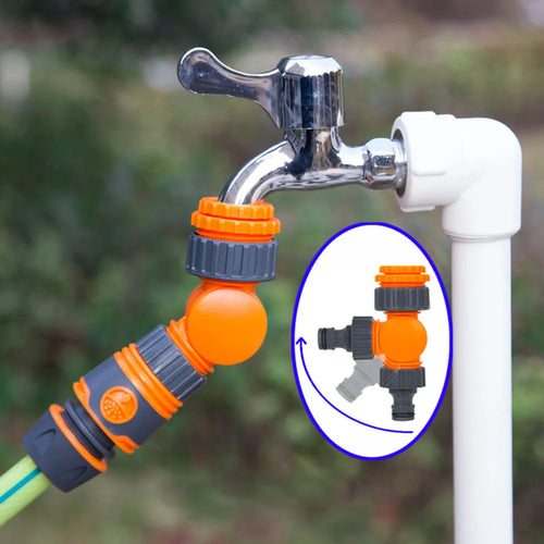 1/2 Inch Quick Connect Garden Hose Connector – Anti-Kink Hose Connector Nixie