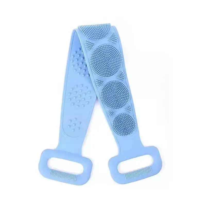 Silicone Back Scrubber Belt – Double-Sided Exfoliating Brush