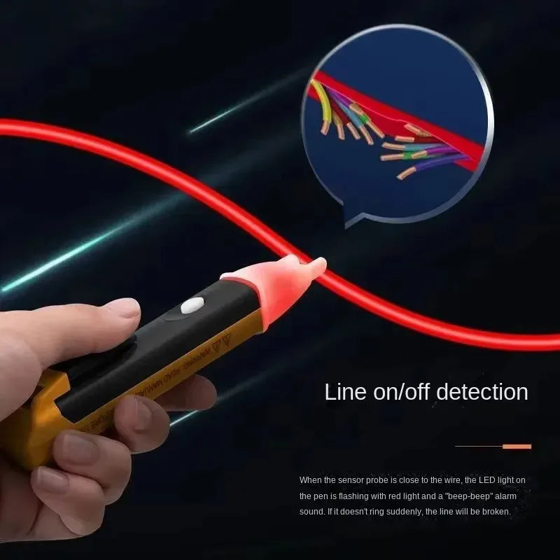 Non-Contact Voltage Tester Pen 90-1000V AC LED Indicator Voltage Tester Pen Nixie