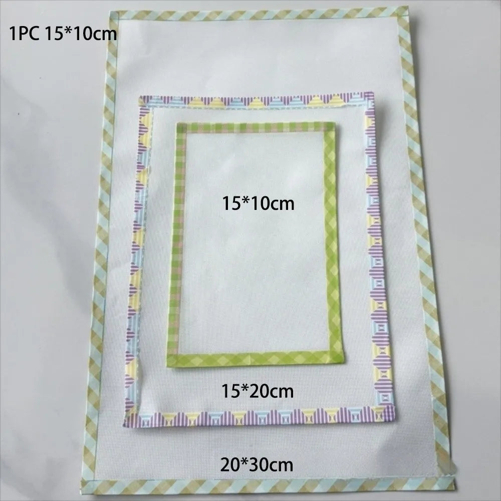 Perler Beads Iron-On Baking Cloth – Transparent Heat Press Mat Bead Craft Mat Nixie 15x10cm