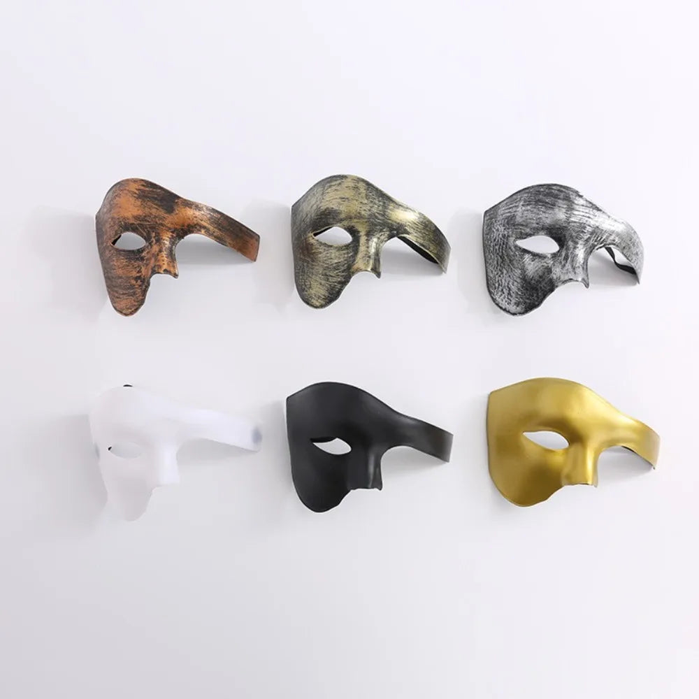 Plastic Masquerade Cosplay Mask – Halloween Costume Prop