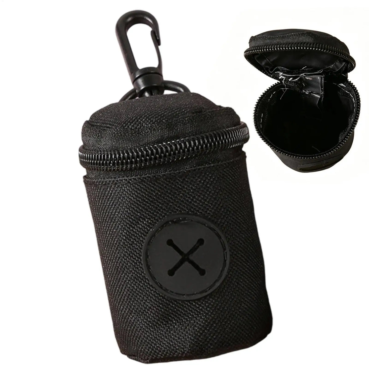 Dog Poop Bag Holder Zipper Clip Pouch – Oxford Cloth Dog Bag Dispenser Nixie
