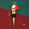 Christmas Wine Stopper – Festive Zinc Alloy & Silicone Seal Wine Bottle Stopper Nixie A3