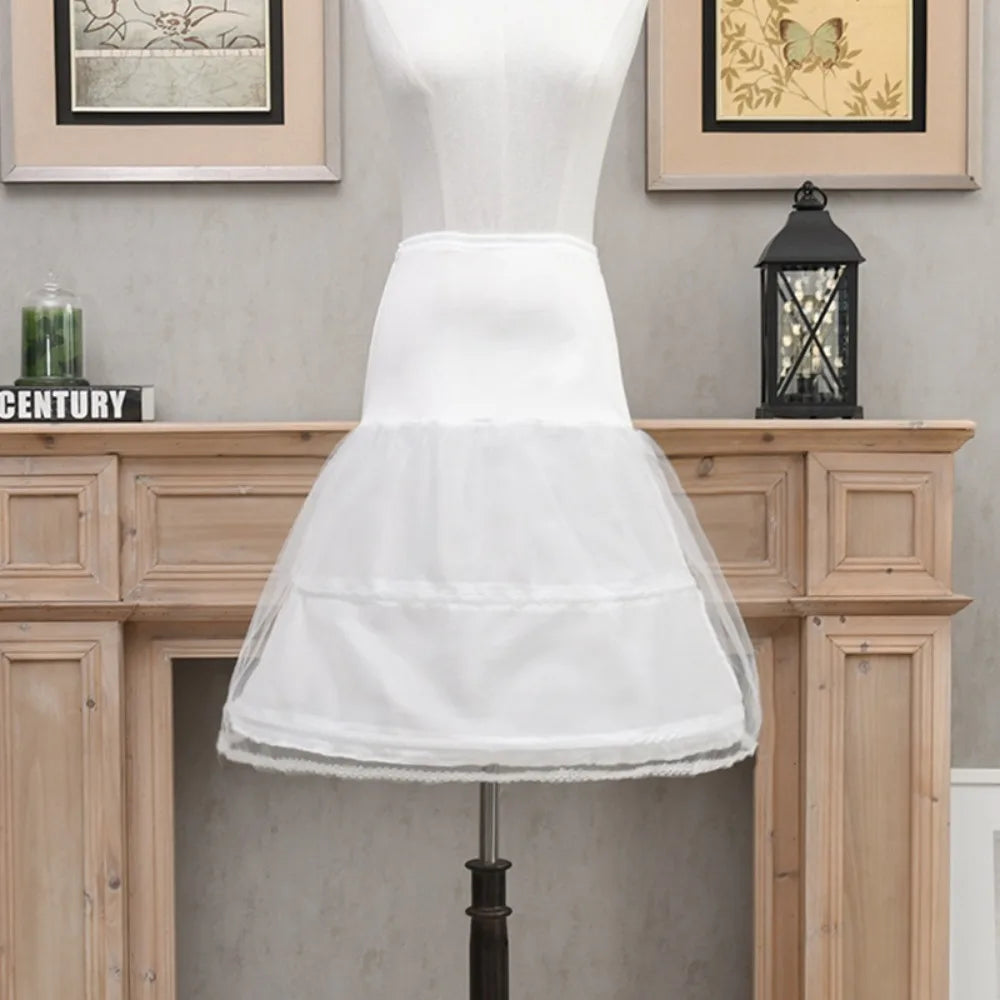 Lolita Hoop Petticoat White Crinoline Underskirt | Wedding & Cosplay Hoop Petticoat Nixie 60cm