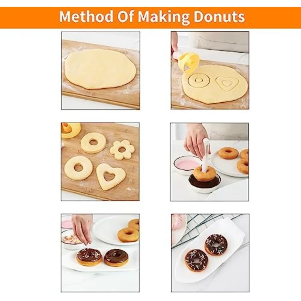 DIY Doughnut Cutter & Mold – Cookie Press Baking Tool