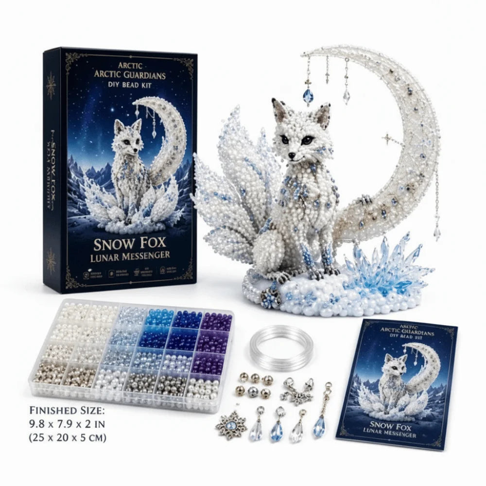 3D Beaded Animal Kit – DIY Glass Bead Craft Set for Beginners DIY Bead Craft Kit Nixie