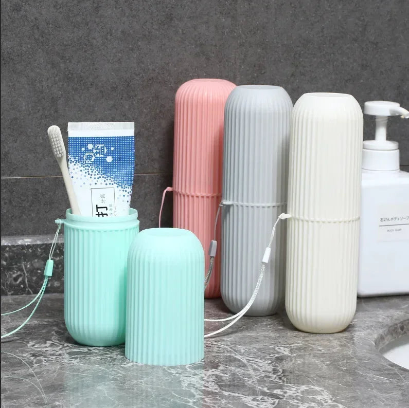 Portable Toothbrush & Toothpaste Holder Travel Storage Case Toothbrush Travel Case Nixie