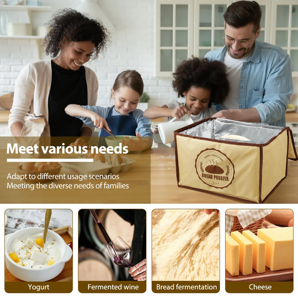 Nixie Collapsible Dough Proofer Box – Temperature Control & Timer