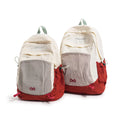 Women's Large Capacity Hiking Backpack – Nylon Travel Bag Outdoor Travel Backpack Nixie Red (Large)