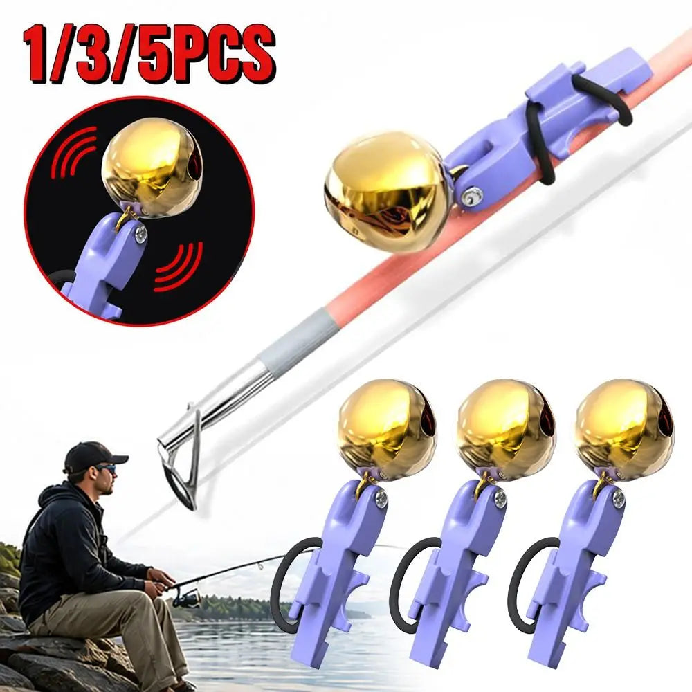 Clip-On Fishing Bite Alarm Bells – Alloy, Anti-Corrosion (1/3/5 Pcs) Fishing Bite Alarm Nixie