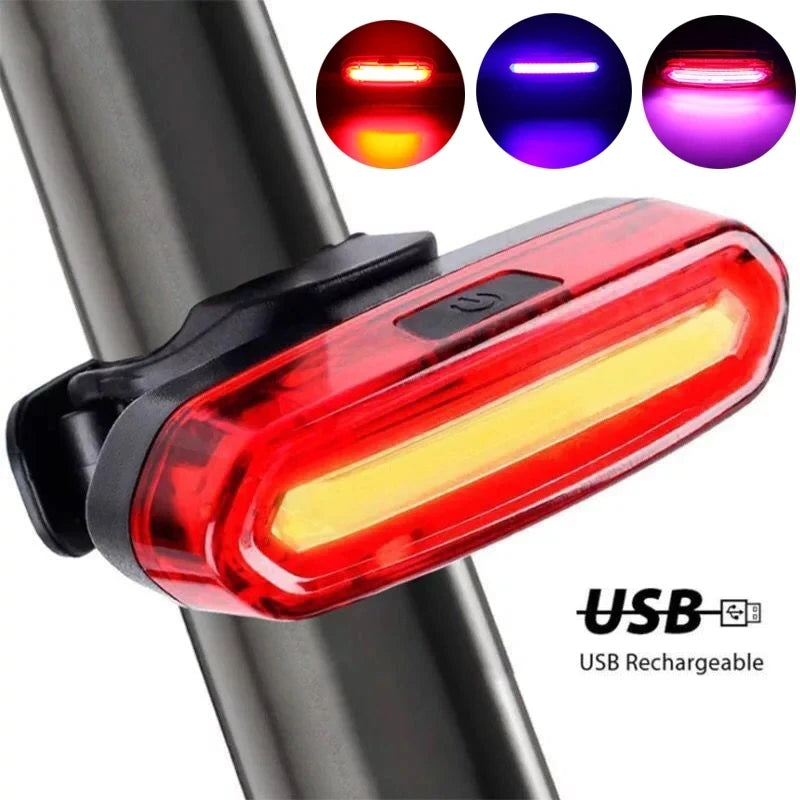 BUCKLOS LED Bike Tail Light – Rechargeable, IPX6 Waterproof Bike Rear Light Nixie