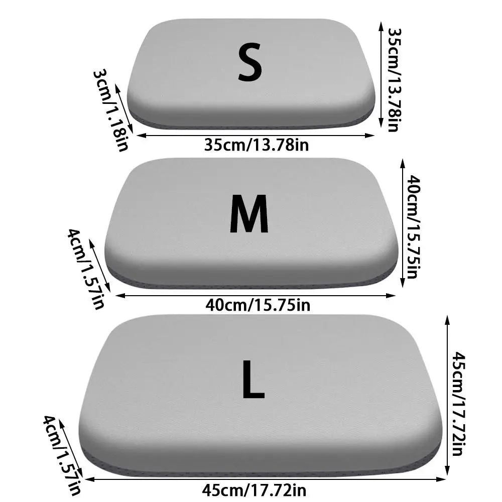 Memory Foam Seat Cushion – Soft Anti-Slip Office & Car Pad Memory Foam Cushion Nixie