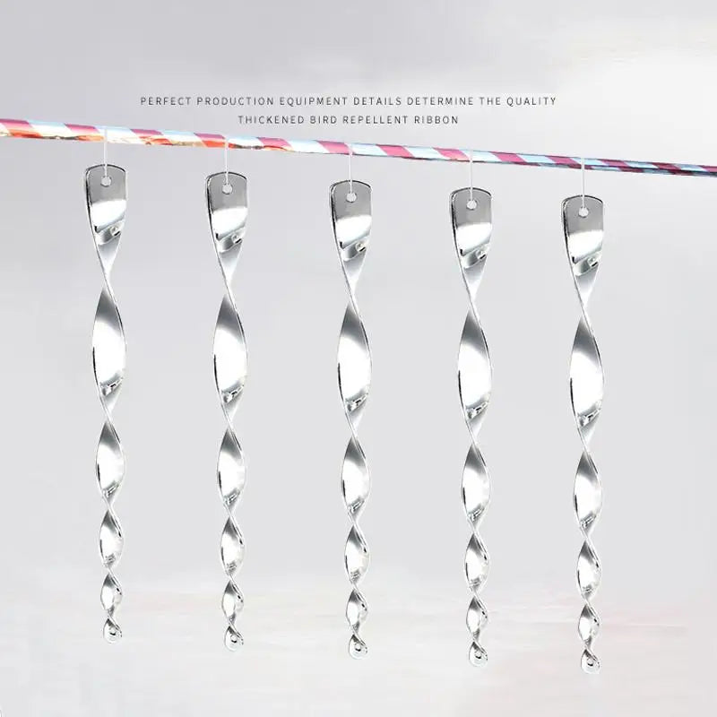 Bird Repellent Spiral Reflectors 6/10/12 Pcs – Garden Deterrent Bird Repellent Reflectors Nixie