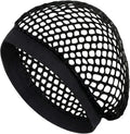 Nixie Mesh Hair Net – Stretchy Sleep Bonnet for Silk Press Sleep Hair Bonnet Nixie black