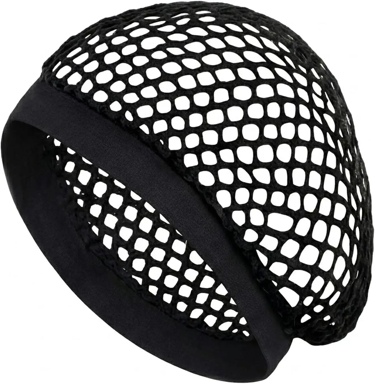 Nixie Mesh Hair Net – Stretchy Sleep Bonnet for Silk Press Sleep Hair Bonnet Nixie black