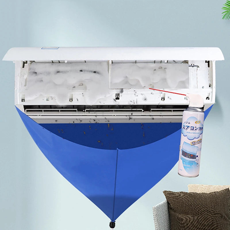 100cm AC Cleaning Cover Bag with Drain Pipe – 1–1.5P Split Unit