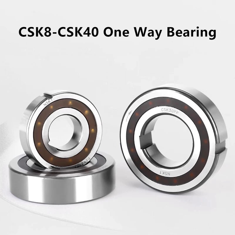 One Way Bearing CSK8–CSK40 Dual Keyway Bearing Steel One Way Bearing Nixie